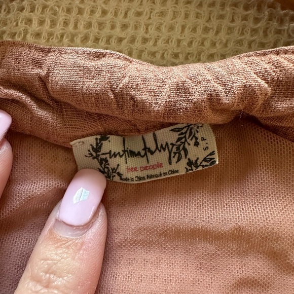 Free People Women's Bodysuit in Tan - Picture 4 of 6
